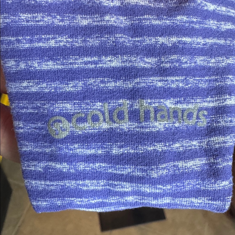 Lululemon Run Your Heart Out Pullover Purple Stripe Half Zip Size 8 - Picture 11 of 12